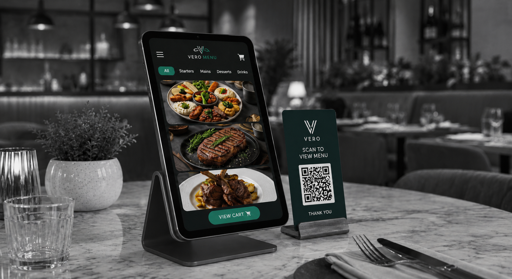 المنيو الرقمي التفاعلي (QR)