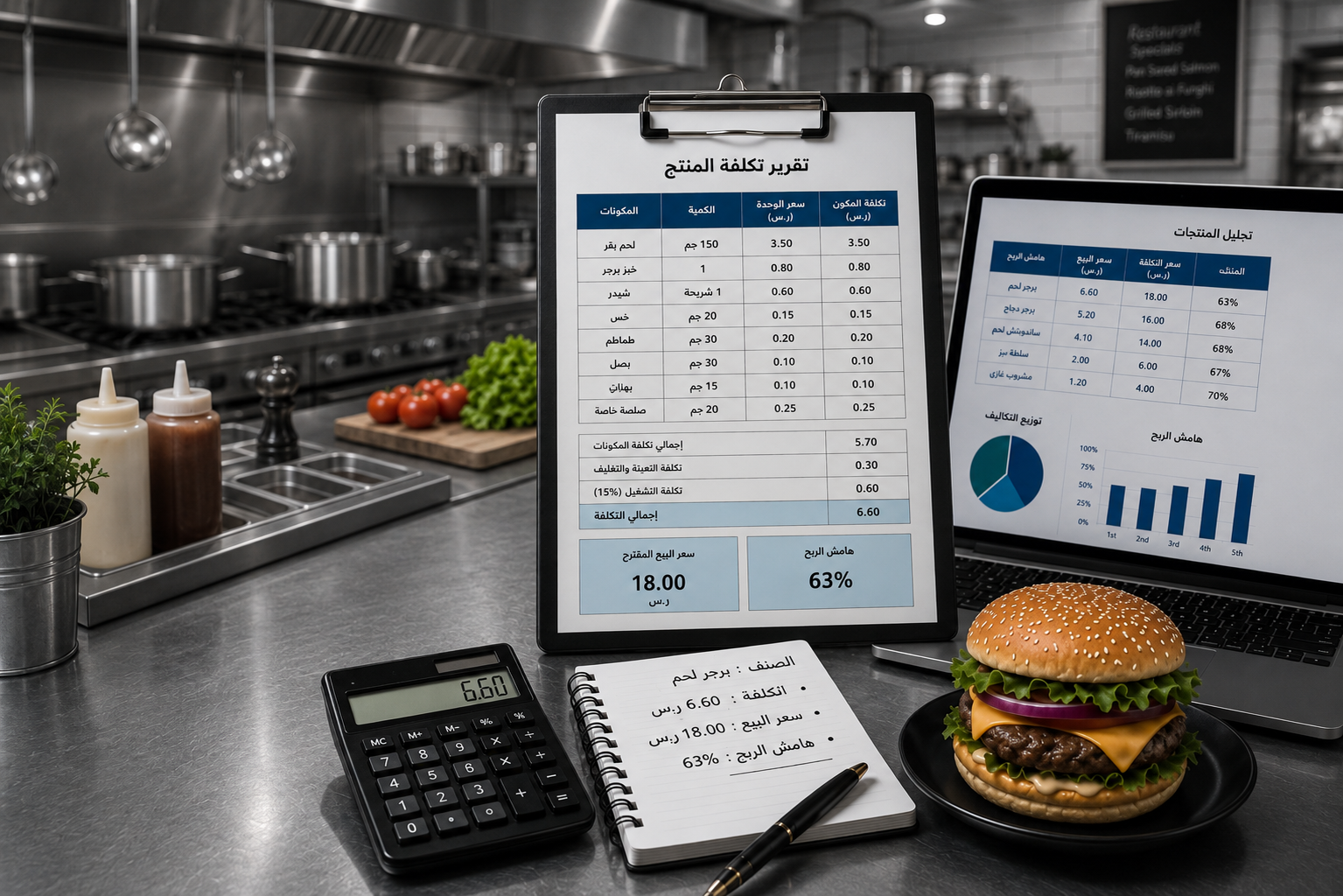 خدمة تكلفة المنتجات تحليل تكاليف المنتجات (Food Cost / COGS)