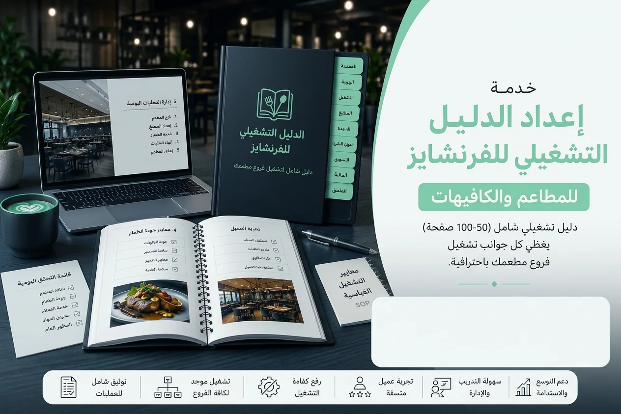 إعداد الدليل التشغيلي للفرنشايز